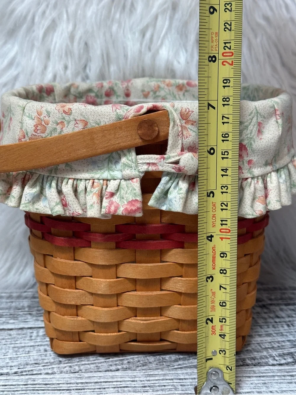 Longaberger 2003 Mother's Day Set Special Things Basket Set w/ Quilted Lid